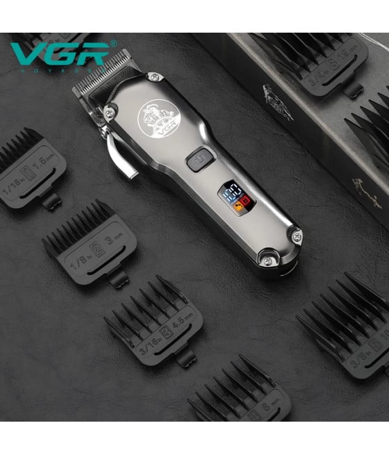 VGR V-675 Tagliacapelli Professionale + Trimmer Barber 2in1