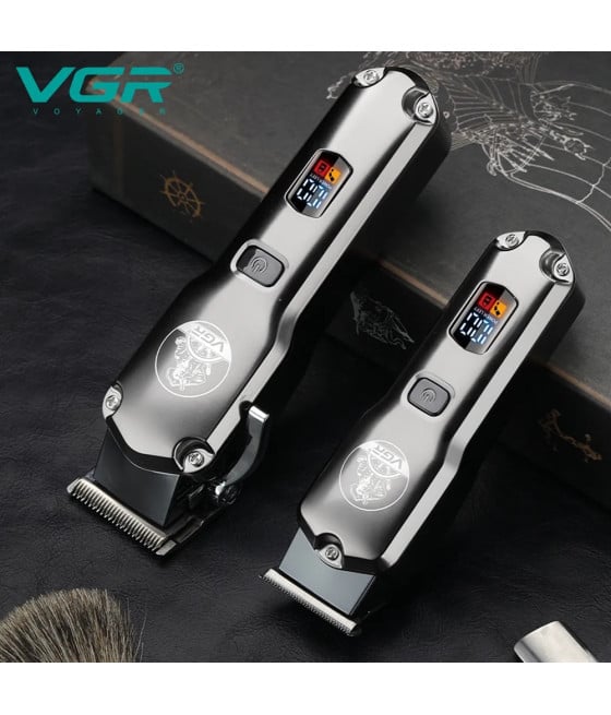 VGR V-675 Tagliacapelli Professionale + Trimmer Barber 2in1