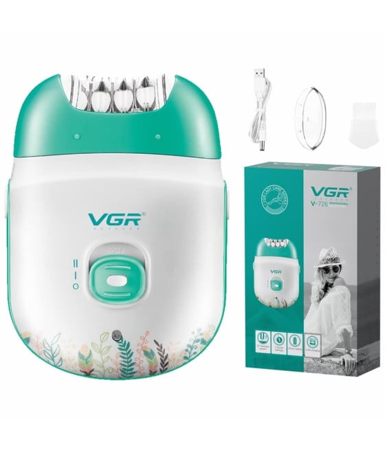 VGR V-726 Epilatore Professionale Donna | Depilazione Delicata e Sicura