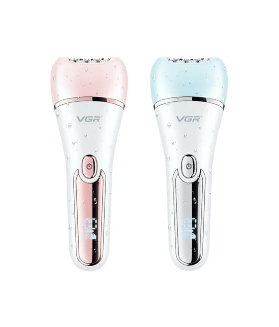 VGR V-733 Kit Epilatore Donna 6in1 Display LED Impermeabile Professionale