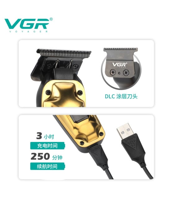 Trimmer Barber VGR V-904 Rasoio Professionale Rifiniture Precisione