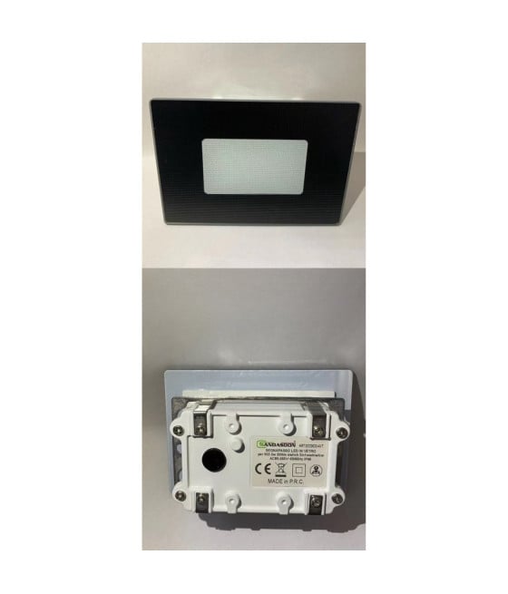 Plafoniera LED incasso nera 5W IP66 3000K 4000K 6500K regolabile