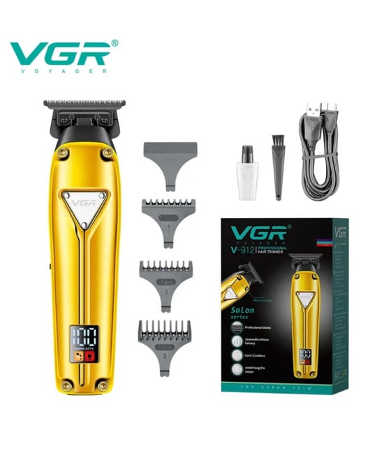 VGR V-912 Trimmer Barber Rasoio Professionale Regolabarba Precisione