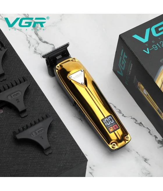VGR V-912 Trimmer Barber Rasoio Professionale Regolabarba Precisione