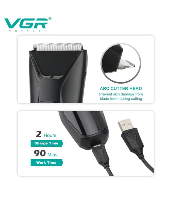 Tagliacapelli professionale VGR V-938 | Rasoio Trimmer Barber Corpo
