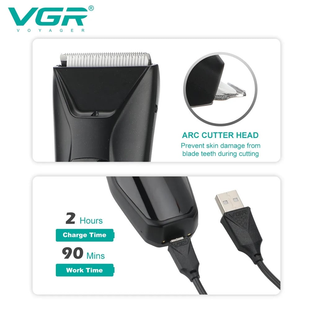 Tagliacapelli professionale VGR V-938 | Rasoio Trimmer Barber Corpo