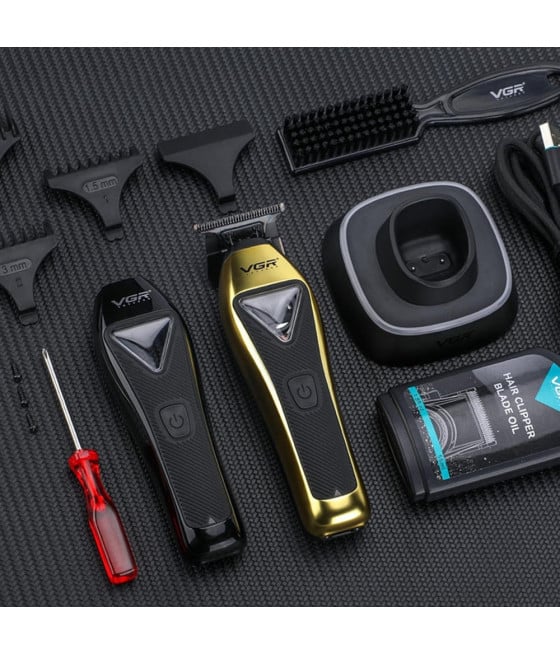 VGR V-994 Trimmer Barber Professionale T-Blade 10000RPM Rasoio