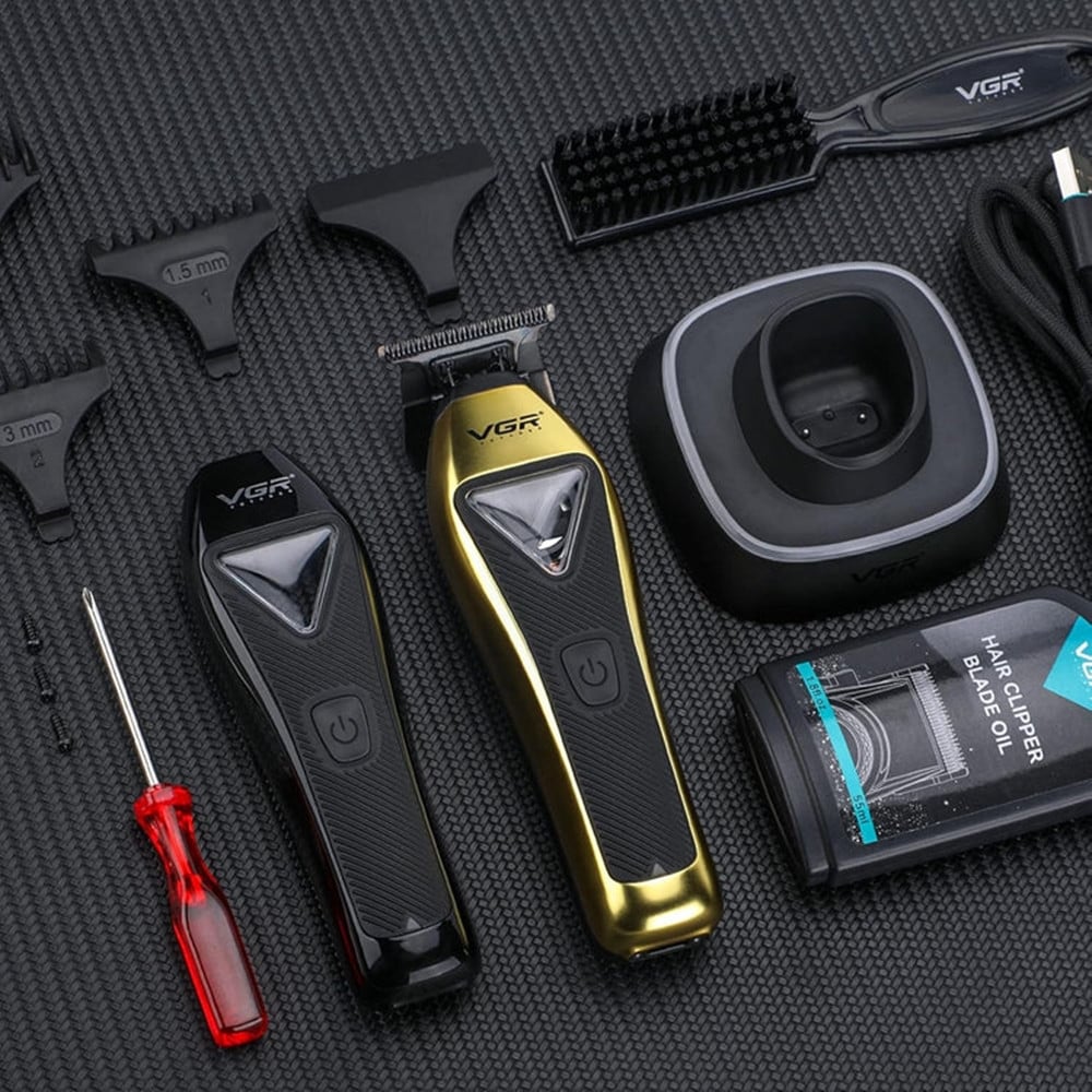 VGR V-994 Trimmer Barber Professionale T-Blade 10000RPM Rasoio