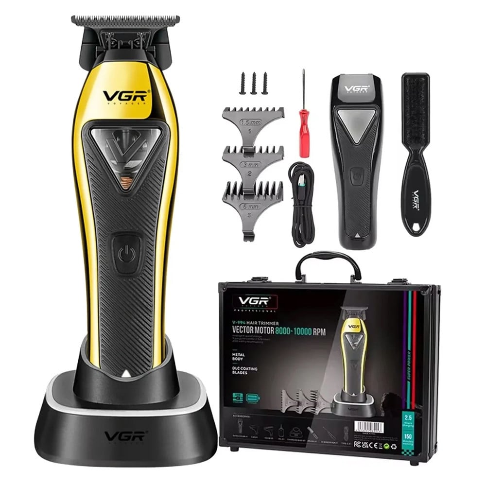 VGR V-994 Trimmer Barber Professionale T-Blade 10000RPM Rasoio