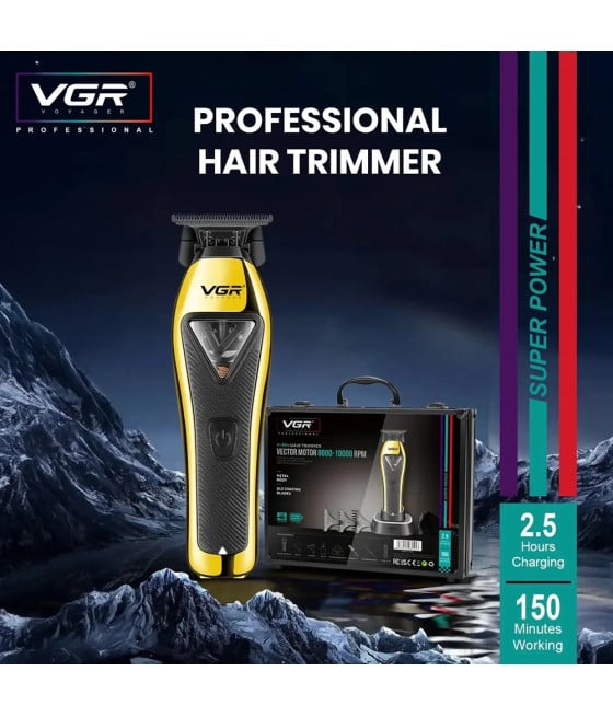 VGR V-994 Trimmer Barber Professionale T-Blade 10000RPM Rasoio