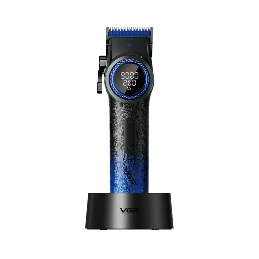 Tagliacapelli Professionale VGR V-001 Blue Edition Clipper Barber Rasoio Fade