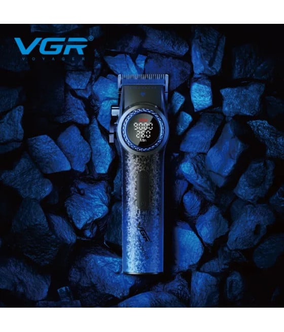 Tagliacapelli Professionale VGR V-001 Blue Edition Clipper Barber Rasoio Fade