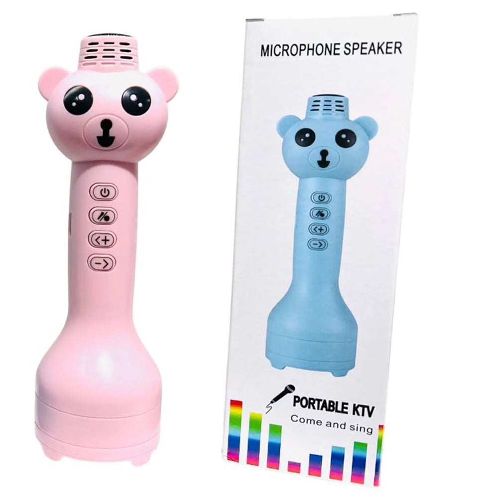 MICROFONO ALTOPARLANTE BLUETOOTH FORMA ORSETTO PER BAMBINI WIRELESS