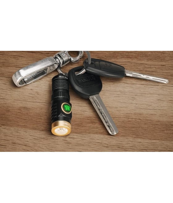 MINI TORCIA A LED RICARICABILE PORTACHIAVI ​​BULBO TG3 MULTIFUNZIONALE