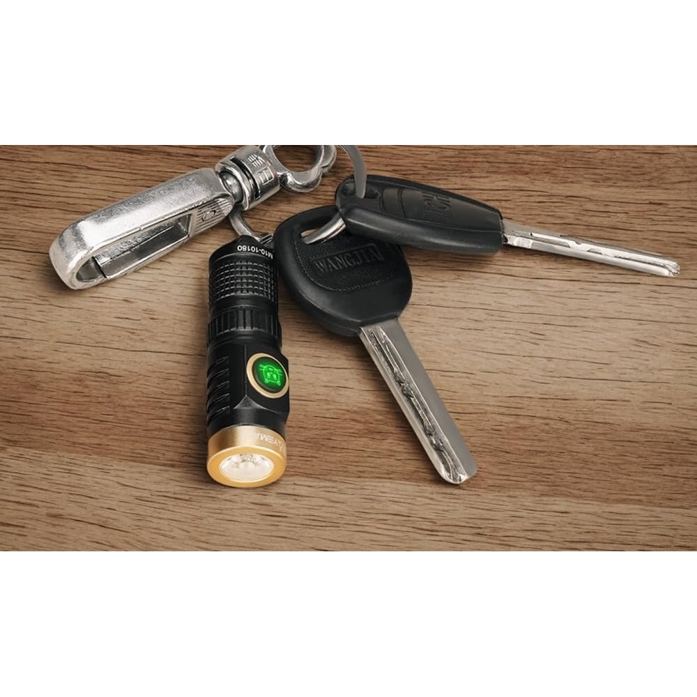 MINI TORCIA A LED RICARICABILE PORTACHIAVI ​​BULBO TG3 MULTIFUNZIONALE