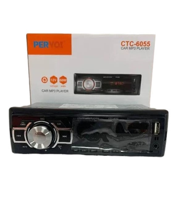 AUTORADIO CTC-6055 BLUETOOTH 4X60W RADIO FM LETTORE MP3 AUX/SD SLOT USB