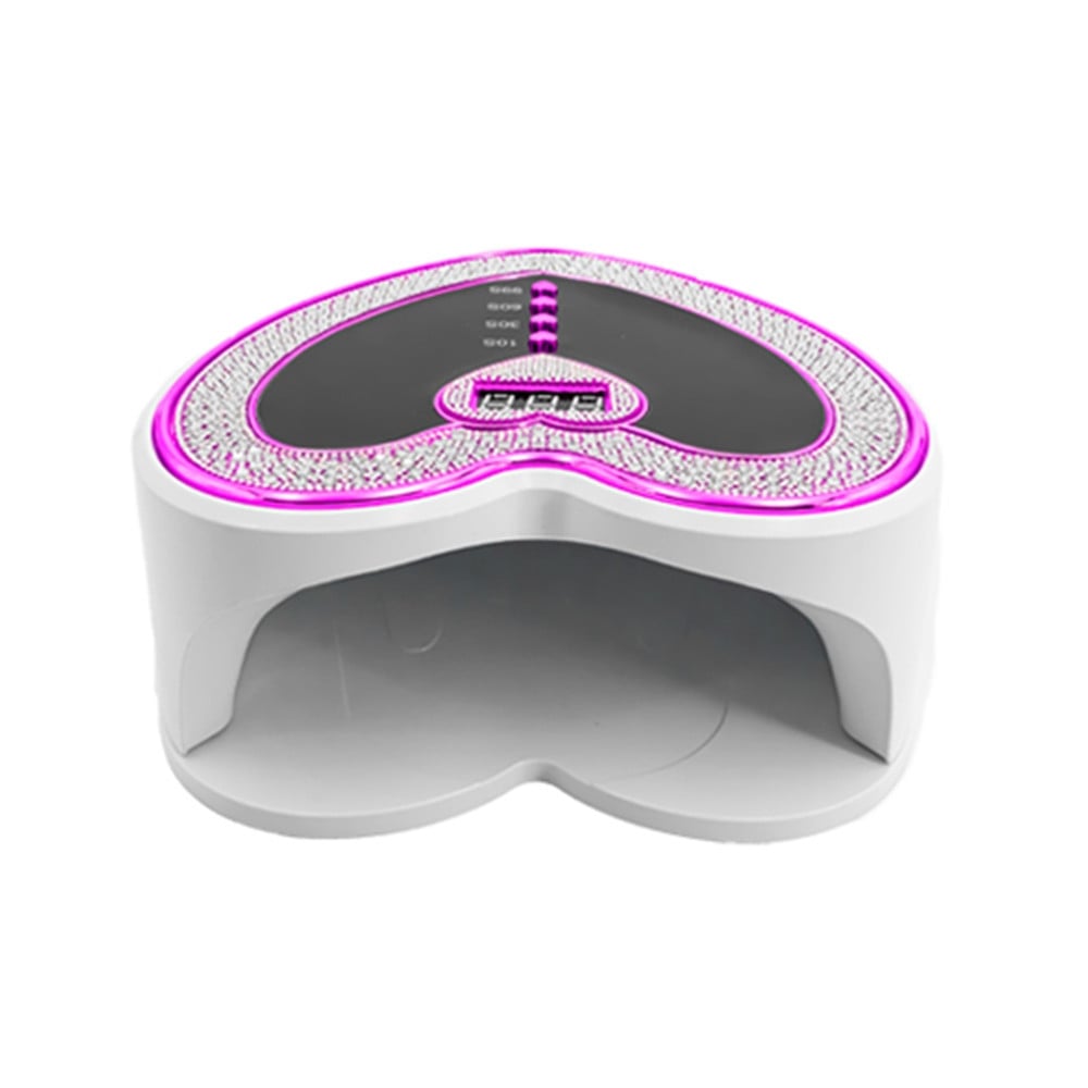 LAMPADA FORNETTO UNGHIE SUN D19 UV LED 288W FORMA CUORE DISPLAY DIGITALE
