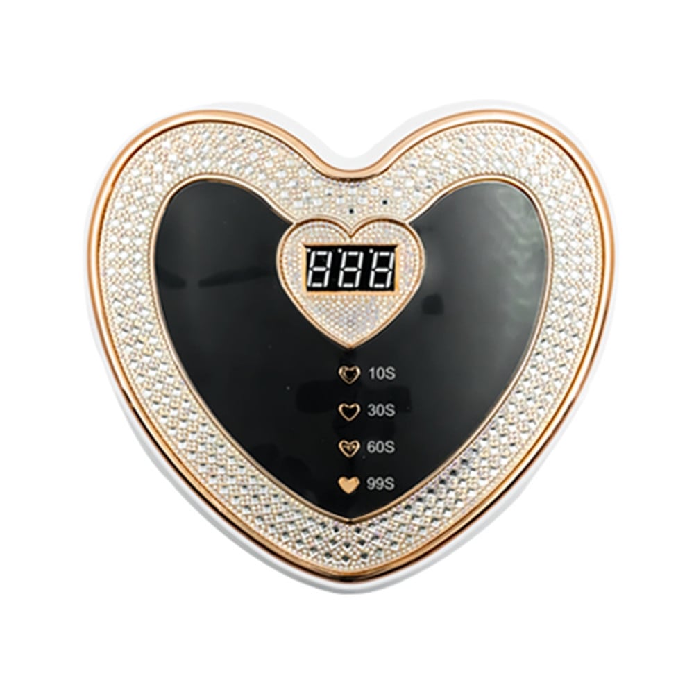 LAMPADA FORNETTO UNGHIE SUN D19 UV LED 288W FORMA CUORE DISPLAY DIGITALE