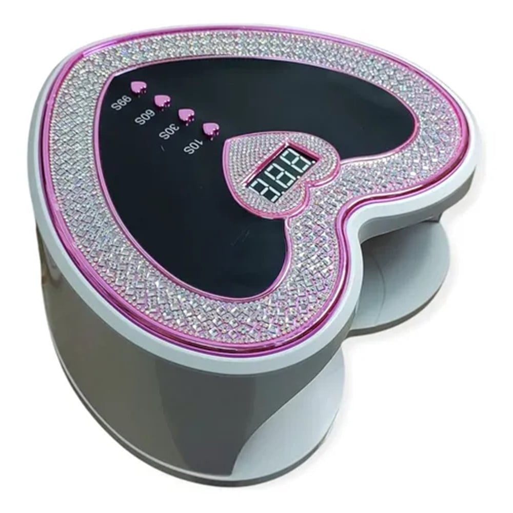 LAMPADA FORNETTO UNGHIE SUN D19 UV LED 288W FORMA CUORE DISPLAY DIGITALE