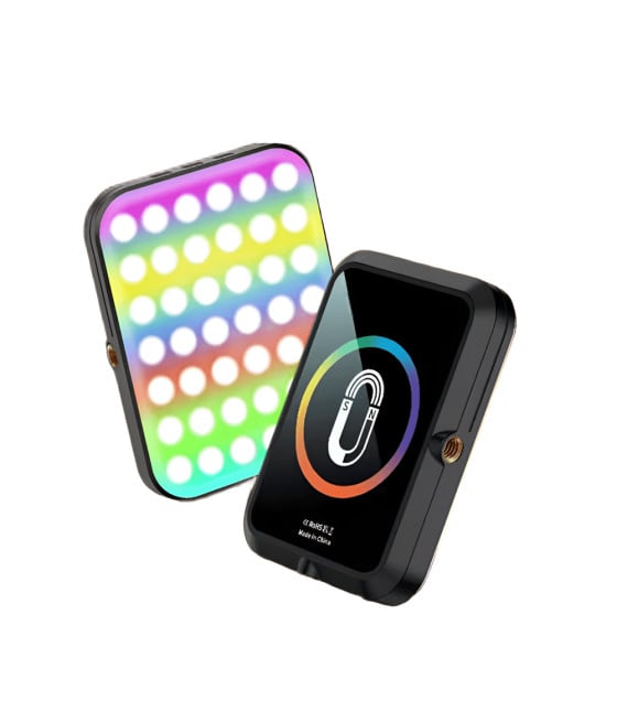 MINI LAMPADA LUCE LED RGB MAGNETICA PORTATILE SELFIE VIDEO CELLULARE