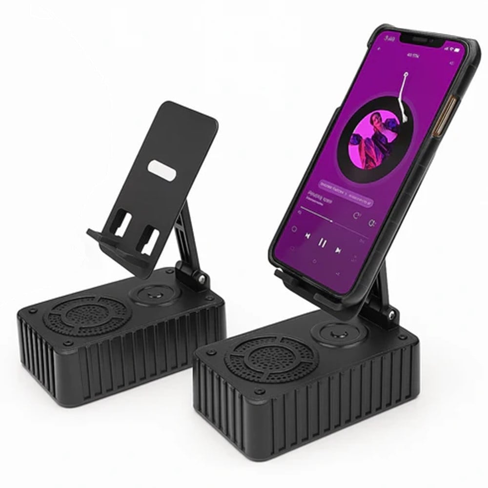 SUPPORTO PER CELLULARE CON ALTOPARLANTE WIRELESS PORTATILE KMS-Z513