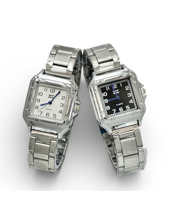 Orologio donna quadrato elegante acciaio 30mm
