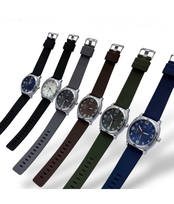 Orologio uomo 41 mm impermeabile stile casual elegante moderno