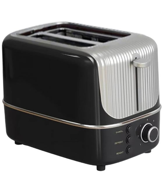 TOSTAPANE ELETTRICO A 2 FETTE COMPATTO 800W 3 FUNZIONI 7 TEMPERATURE
