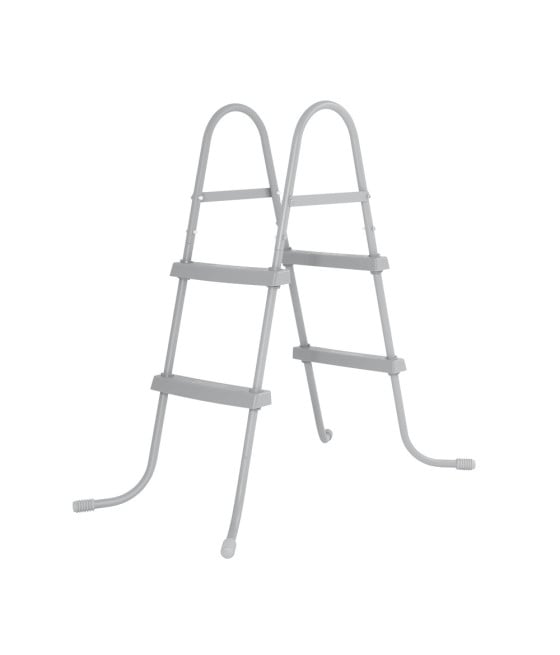 SCALA DA PISCINA FUORI TERRA 84CM SCALETTA SICUREZZA 2 GRADINI 58430