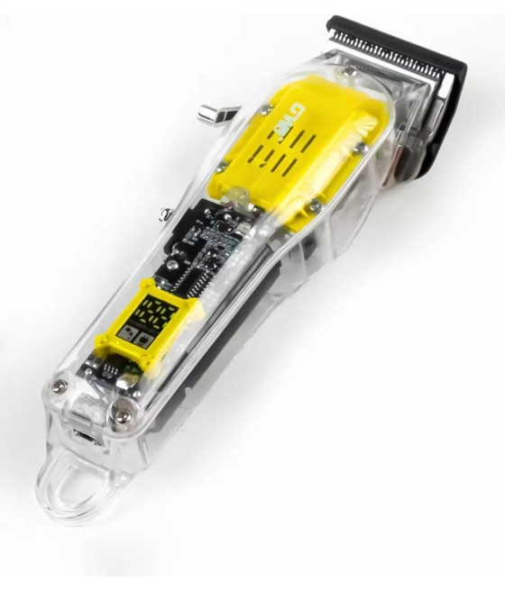 TAGLIACAPELLI RICARICABILE USB DISPLAY LED DESIGN TRASPARENTE GW-9972