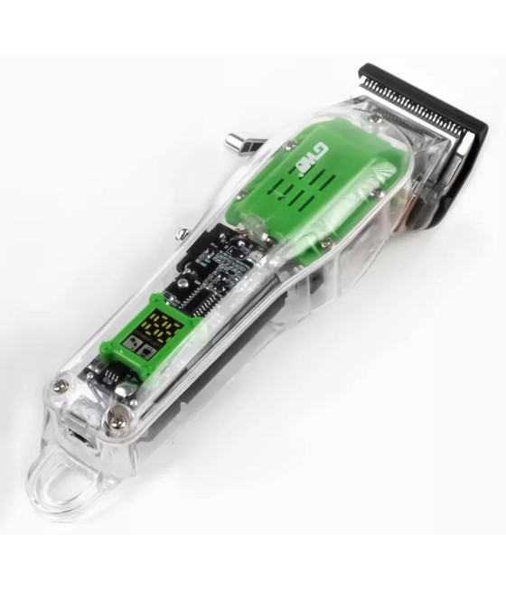 TAGLIACAPELLI RICARICABILE USB DISPLAY LED DESIGN TRASPARENTE GW-9972
