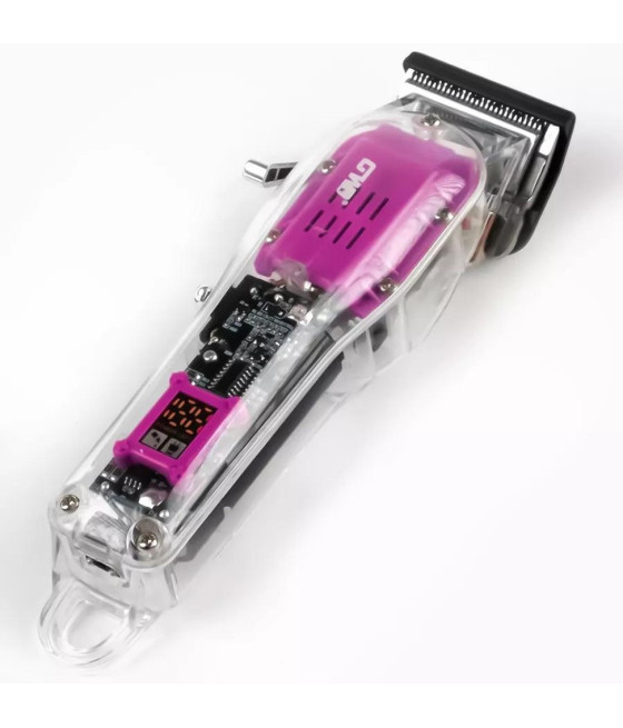 TAGLIACAPELLI RICARICABILE USB DISPLAY LED DESIGN TRASPARENTE GW-9972