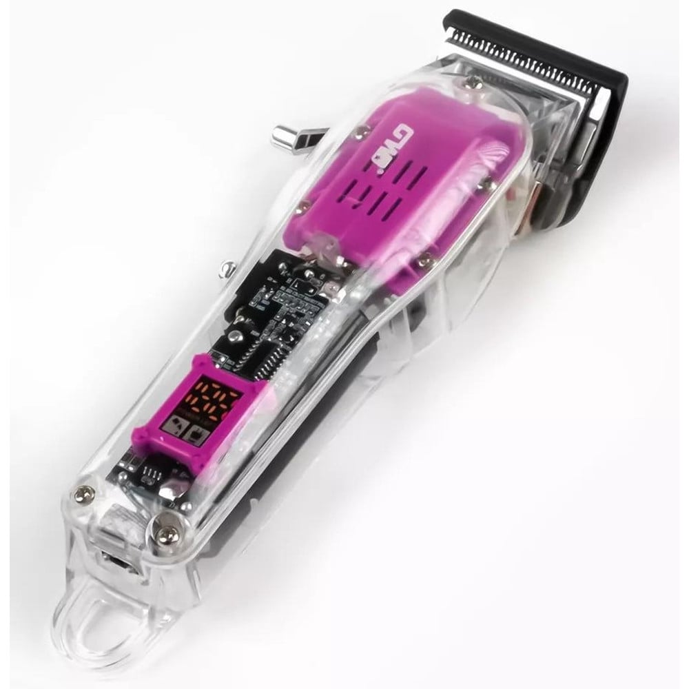 TAGLIACAPELLI RICARICABILE USB DISPLAY LED DESIGN TRASPARENTE GW-9972