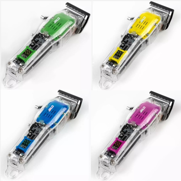 TAGLIACAPELLI RICARICABILE USB DISPLAY LED DESIGN TRASPARENTE GW-9972