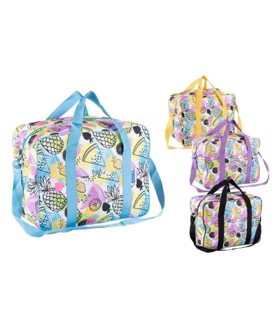 BORSA FRIGO 30LT CON MOTIVO ESTIVO ANANAS FRUTTA TROPICALE 3239228