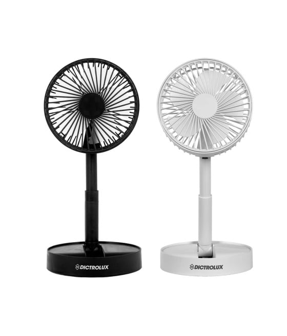 VENTILATORE DA SCRIVANIA PIEGHEVOLE RICARICABILE USB 5 W 3 VELOCITÀ