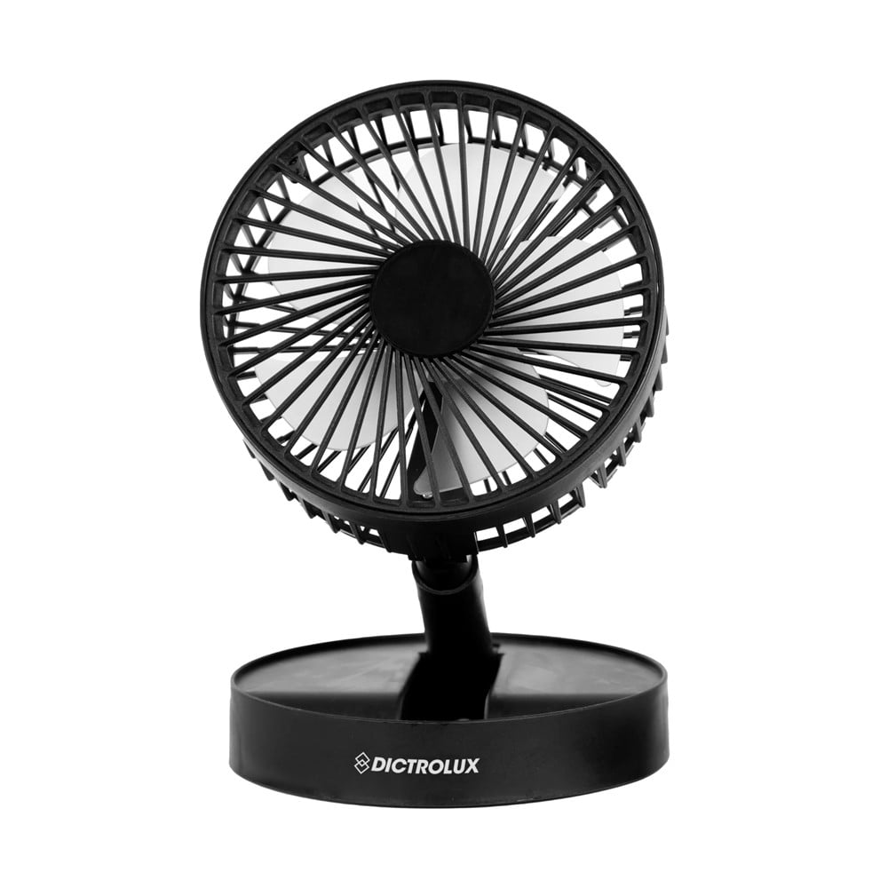 VENTILATORE DA SCRIVANIA PIEGHEVOLE RICARICABILE USB 5 W 3 VELOCITÀ