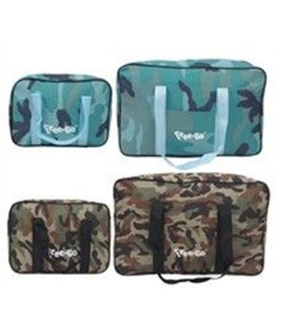 SET COPPIA BORSE TERMICHE FRIGO MIMETICA 24LT+6LT MARE CAMPEGGI PICNIC
