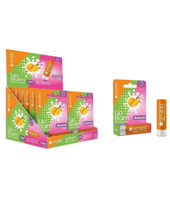 SET 12 PZ BALSAMO LABBRA GUSTO ARANCIA IDRATANTE PROTETTIVO STICK 2,2G