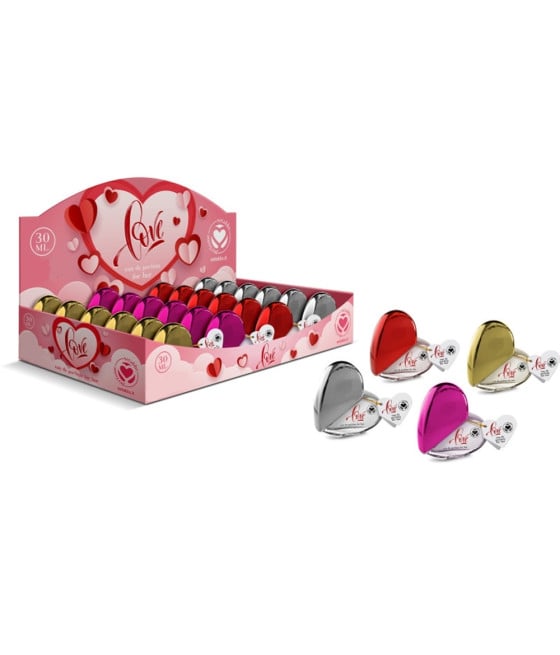 SET 20PZ PROFUMO DONNA FORMA CUORE EAU DE PARFUM FOR HER 30ML 409789