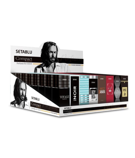 48PZ PROFUMO CORPO UOMO DA 30 ML COMPATTO MIX 8 FRAGRANZE VAR.1 032695