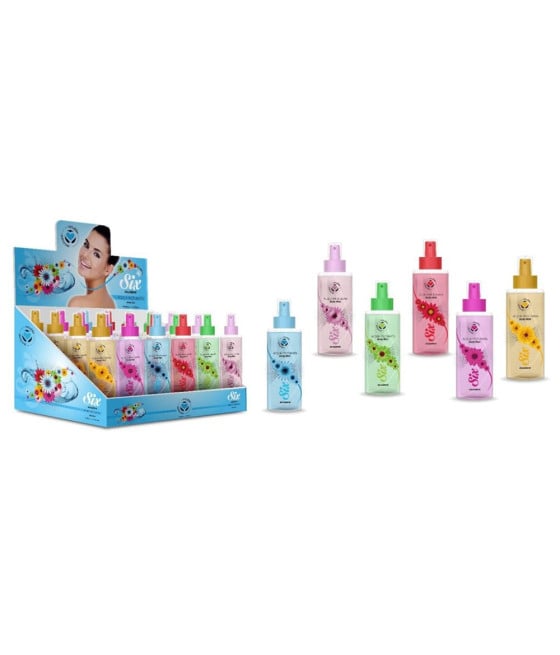 24 ACQUA PROFUMATA CORPO 100ML 6 FRAGRANZE SENSAZIONE FRESCHEZZA 032473