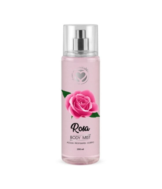 ACQUA PROFUMATA CORPO BODY MIST ROSA 200ML SENSAZIONE FRESCHEZZA 405392