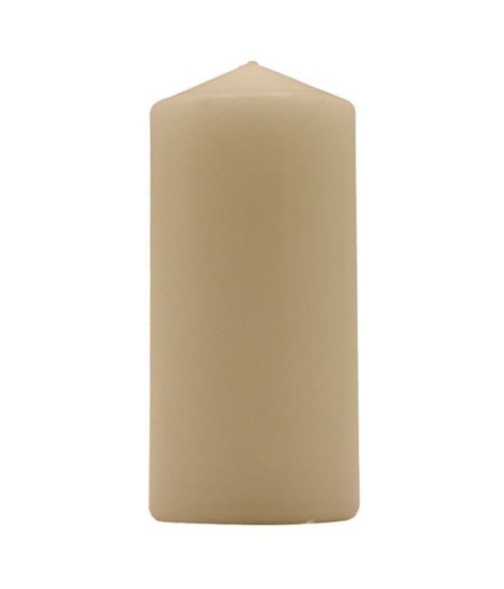 12PZ CANDELA CREMA CILINDRICA 150X70MM DECORAZIONI INTERNI CENTROTAVOLA