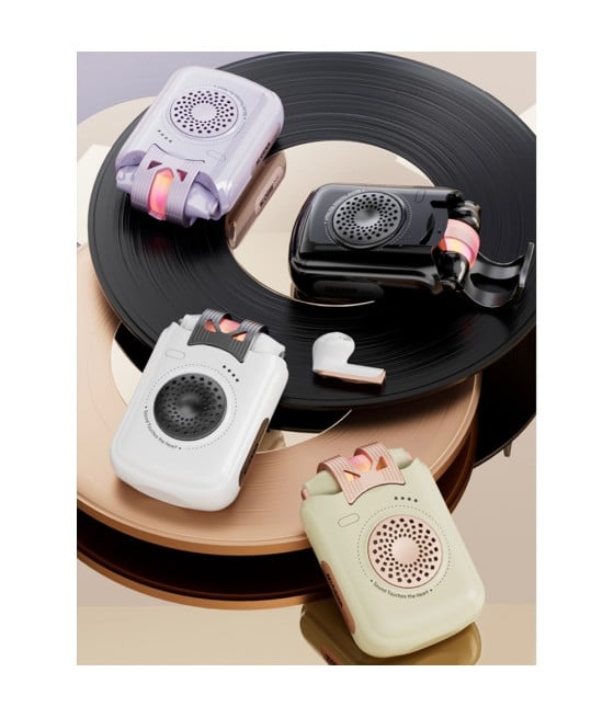 CUFFIE AURICOLARI WIRELESS BLUETOOTH CON CASSA ALTOPARLANTE GM-500
