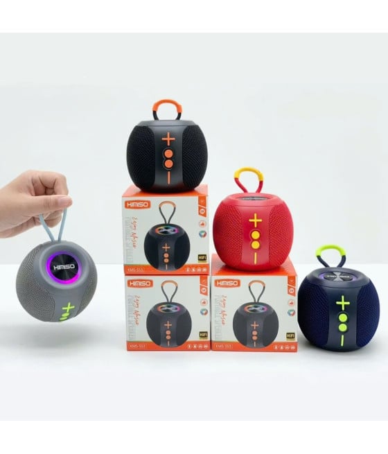 CASSA ALTOPARLANTE BLUETOOTH WIRELESS TWS PORTATILE LED RGB 5W KMS-353