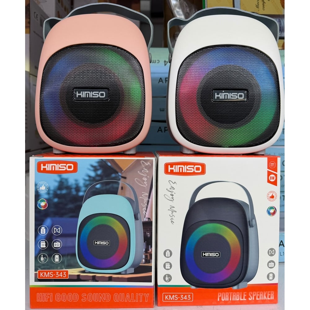 CASSA ALTOPARLANTE BLUETOOTH PORTATILE DA 8 W RGB MANIGLIA KMS-343