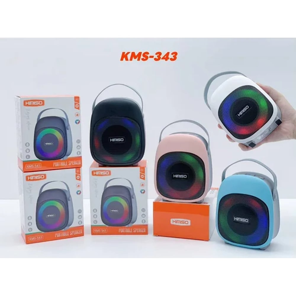 CASSA ALTOPARLANTE BLUETOOTH PORTATILE DA 8 W RGB MANIGLIA KMS-343