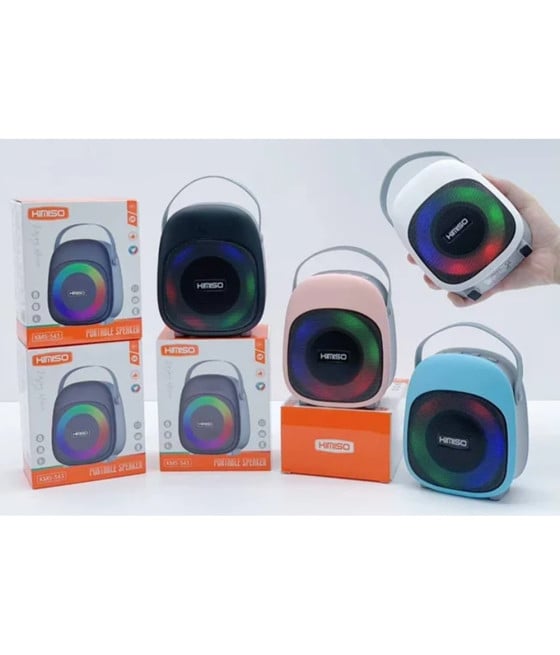 CASSA ALTOPARLANTE BLUETOOTH PORTATILE DA 8 W RGB MANIGLIA KMS-343