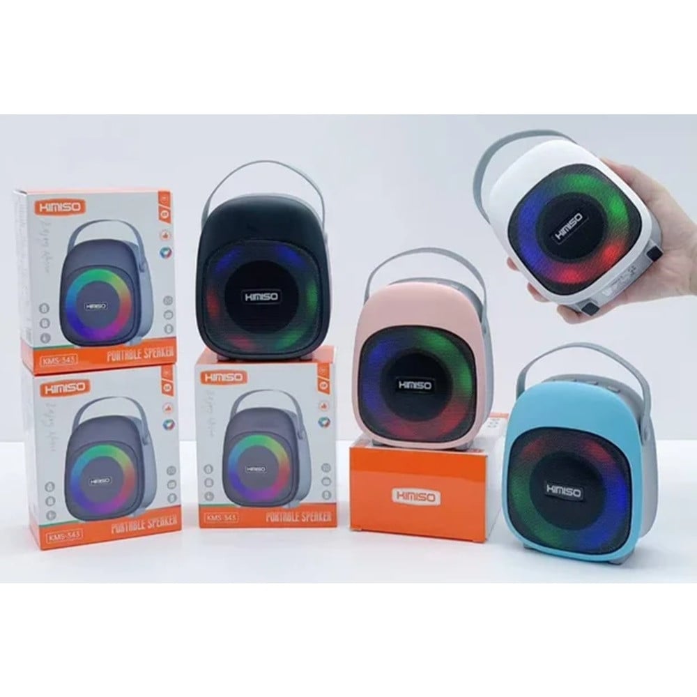 CASSA ALTOPARLANTE BLUETOOTH PORTATILE DA 8 W RGB MANIGLIA KMS-343